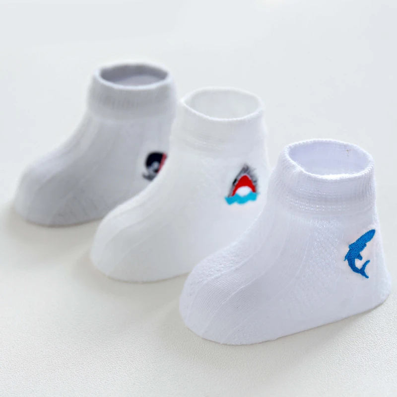 3 Pairs Baby Socks Lot Newborn Baby Boys Girls Socks Cotton Cute Toddler Kids Mesh Socks Short Patterned Animal Shark Car White
3 Pairs Baby Socks Lot Newborn Baby Boys Girls Socks Cotton Cute Toddler Kids Mesh Socks Short Patterned Animal Shark Car White