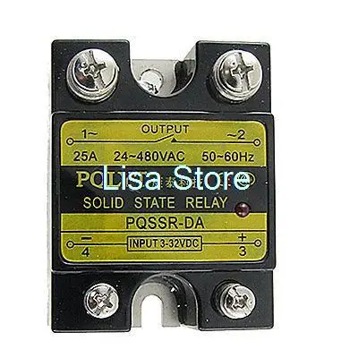 DC-AC контроль температуры твердотельное реле SSR-25DA 25 А 3-32 в 24-480 В + крышка
DC-AC контроль температуры твердотельное реле SSR-25DA 25 А 3-32 в 24-480 В + крышка