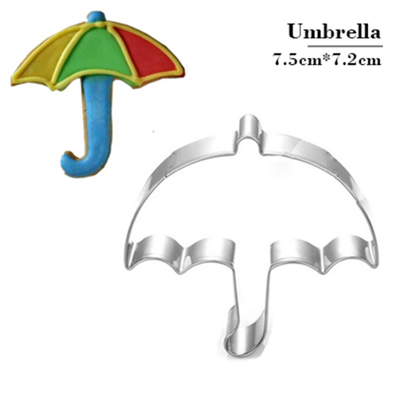 New Arrival 1pcs Cake Mold Stainless Steel Fondant Cake Decoration Mold umbrella Cookie Biscuit Molds
New Arrival 1pcs Cake Mold Stainless Steel Fondant Cake Decoration Mold umbrella Cookie Biscuit Molds