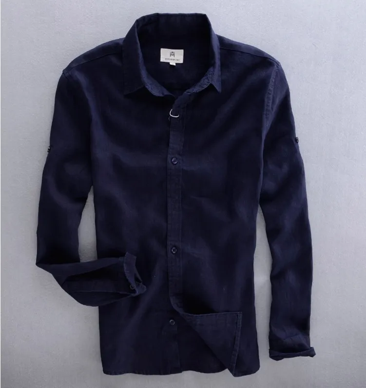2021 men long sleeve cotton and linen shirt leisure pure color linen shirt, the four seasons
2021 men long sleeve cotton and linen shirt leisure pure color linen shirt, the four seasons