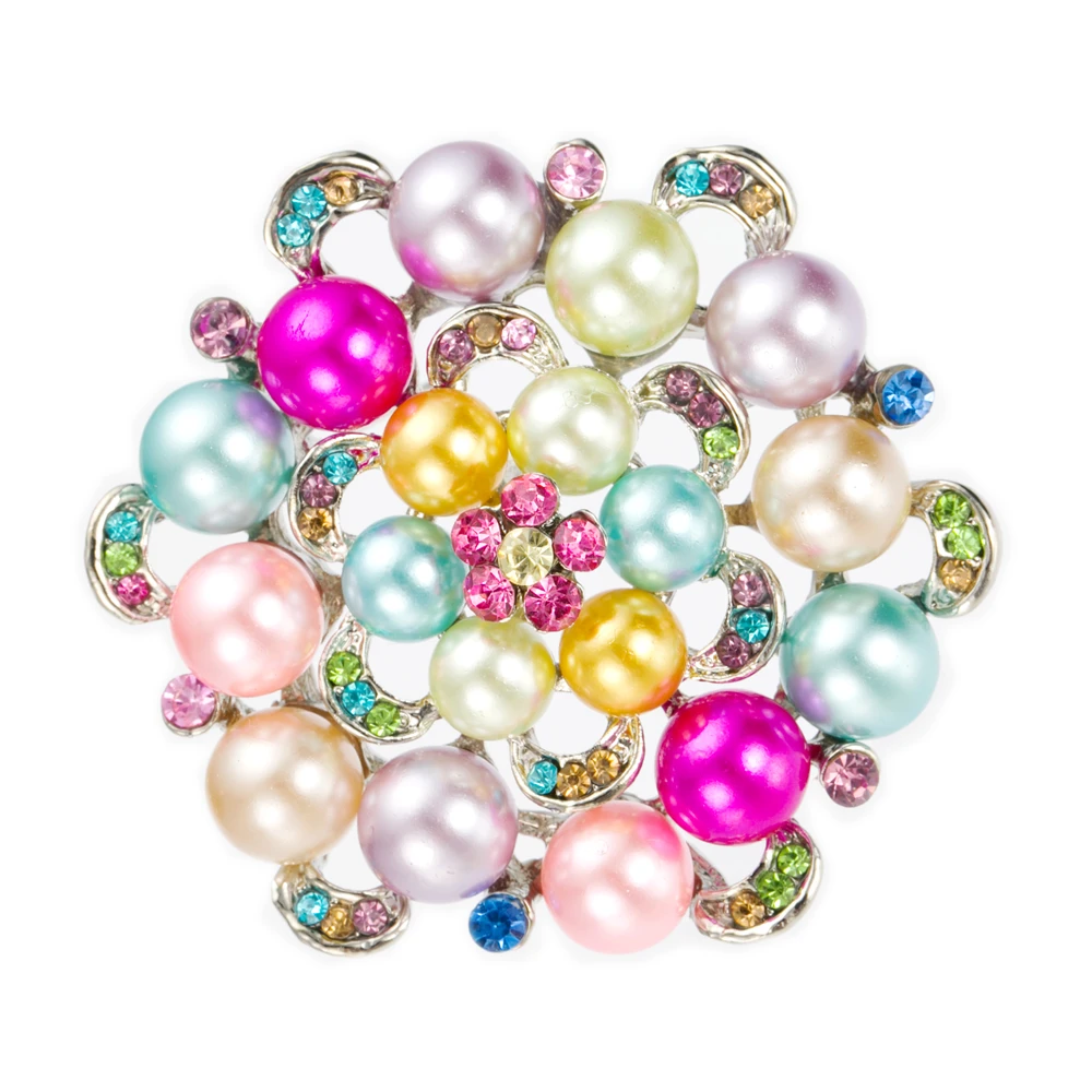 2.4" Gold Color Faux Ivor Pearl and Rhinestone Crystal Zinc Alloy Jewelry Party Brooch Wedding Bouquet Pins
2.4" Gold Color Faux Ivor Pearl and Rhinestone Crystal Zinc Alloy Jewelry Party Brooch Wedding Bouquet Pins