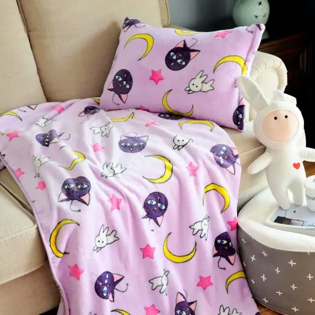 1pc soft cartoon Luna cat pillow case cover plush flannel blanket lady romantic gift baby dream bed girl toy
1pc soft cartoon Luna cat pillow case cover plush flannel blanket lady romantic gift baby dream bed girl toy