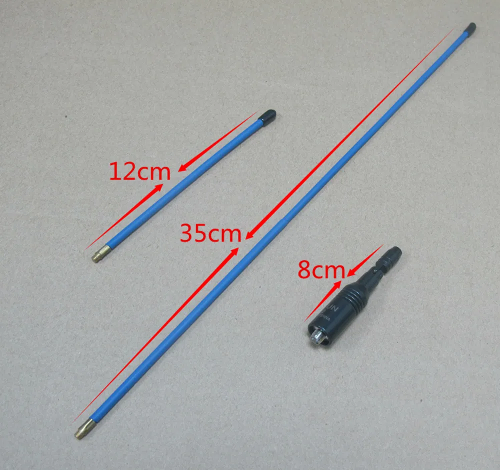 OPPXUN OPX-772 blue SMA-F SMA VHF/UHF 144/430MHz antenna for kenwood TK3160 TK3207G TK378G TK 3107 TK 2100 baofeng radios
OPPXUN OPX-772 blue SMA-F SMA VHF/UHF 144/430MHz antenna for kenwood TK3160 TK3207G TK378G TK 3107 TK 2100 baofeng radios