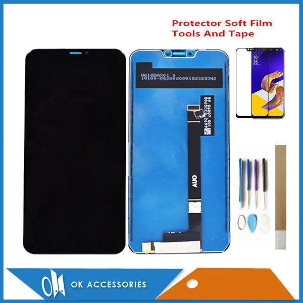 6.2 Inch For ASUS Zenfone 5 2018 Gamme ZE620KL LCD Display+Touch Screen Glass Digitizer Assembly Black Color With Kits
6.2 Inch For ASUS Zenfone 5 2018 Gamme ZE620KL LCD Display+Touch Screen Glass Digitizer Assembly Black Color With Kits