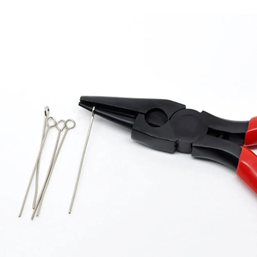 8Seasons Round Nose and Concave Pliers Beading Jewelry Tool for DIY Jewelry Making Red Rubber Stainless Steel Accessories,1PC
8Seasons Round Nose and Concave Pliers Beading Jewelry Tool for DIY Jewelry Making Red Rubber Stainless Steel Accessories,1PC