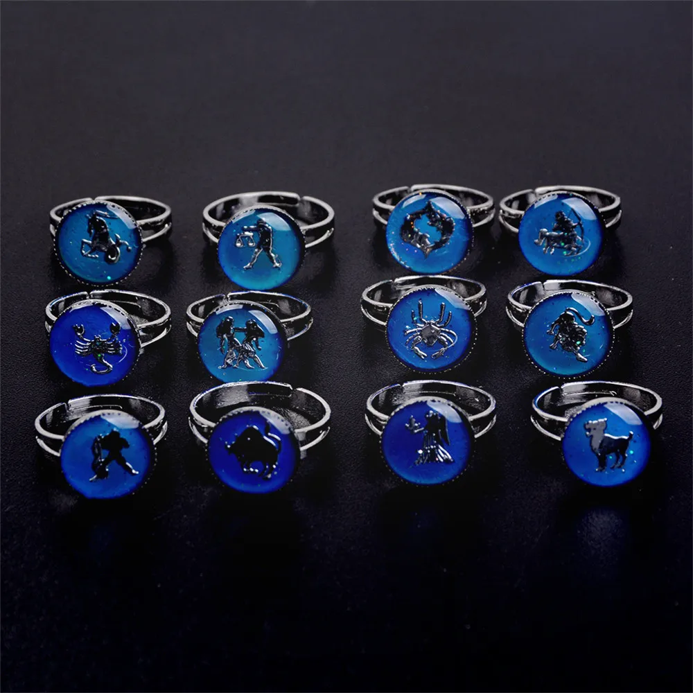 JUCHAO 12 Constellation Color Mood Rings Feeling / Emotion Temperature Smart Jewelry Factory Direct Sale New
JUCHAO 12 Constellation Color Mood Rings Feeling / Emotion Temperature Smart Jewelry Factory Direct Sale New