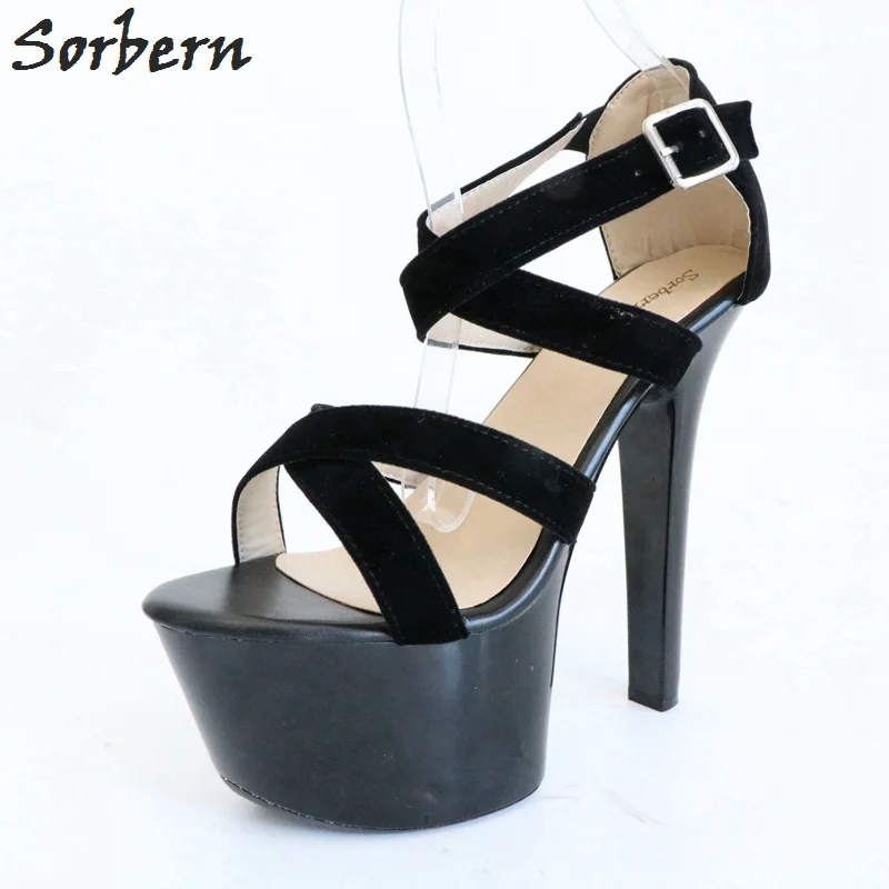Sorbern Black Chunky High Heels Gliadiator Sandals For Women Abs Platform Summer Shoes Platform Sandal Square Heels Shoes
Sorbern Black Chunky High Heels Gliadiator Sandals For Women Abs Platform Summer Shoes Platform Sandal Square Heels Shoes
