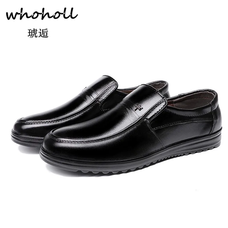 Whoholl Leather Shoes Men Brand Footwear Non-slip Thick Sole Fashion Men's Casual Shoes Male High Quality Cowhide Loafers Summer
Whoholl Leather Shoes Men Brand Footwear Non-slip Thick Sole Fashion Men's Casual Shoes Male High Quality Cowhide Loafers Summer