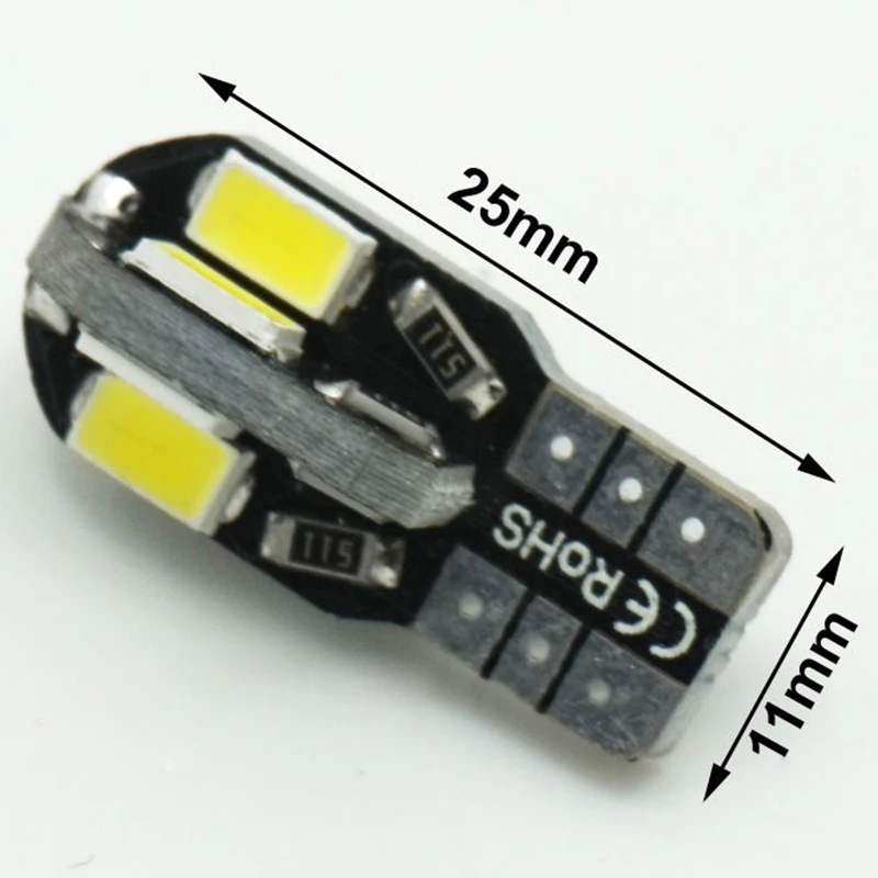 10pcs T10 Led Lights Warm White 194 W5W 5730 8 SMD LED Canbus Car Turn Signal Backup Lamp Automobile Side Wedge Light Bulb
10pcs T10 Led Lights Warm White 194 W5W 5730 8 SMD LED Canbus Car Turn Signal Backup Lamp Automobile Side Wedge Light Bulb