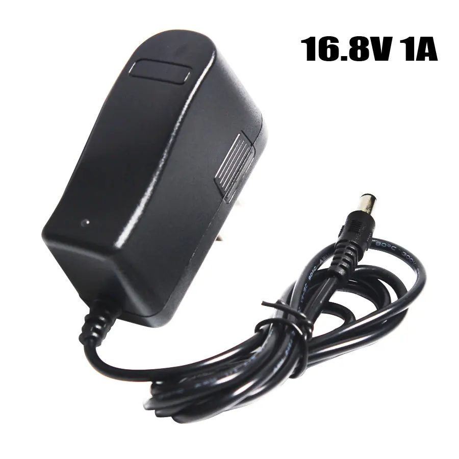 

16.8V 1000mA 1A 5.5*2.1mm Power Supply Adapter Wall EU/US/UK/AU Plug Charger For Lithium Battery 14.8V