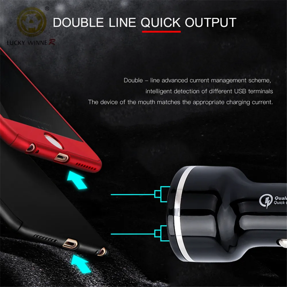 Dual USB Car-Charger Fast Charging Quick Charger 3.0,Quick Charge Car Chargers,Use for all mobile phones
Dual USB Car-Charger Fast Charging Quick Charger 3.0,Quick Charge Car Chargers,Use for all mobile phones