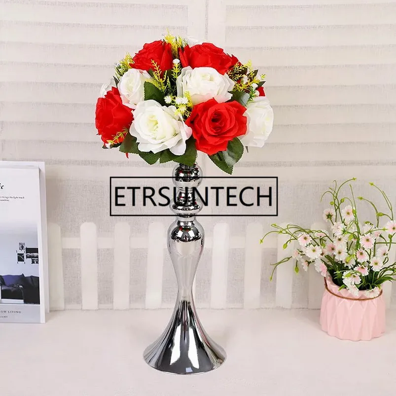 Silver Gold White Candle Holders 50CM/20" Flower Vase Candlestick Wedding Decoration Table Centerpiece Flower Rack Road Lead
Silver Gold White Candle Holders 50CM/20" Flower Vase Candlestick Wedding Decoration Table Centerpiece Flower Rack Road Lead