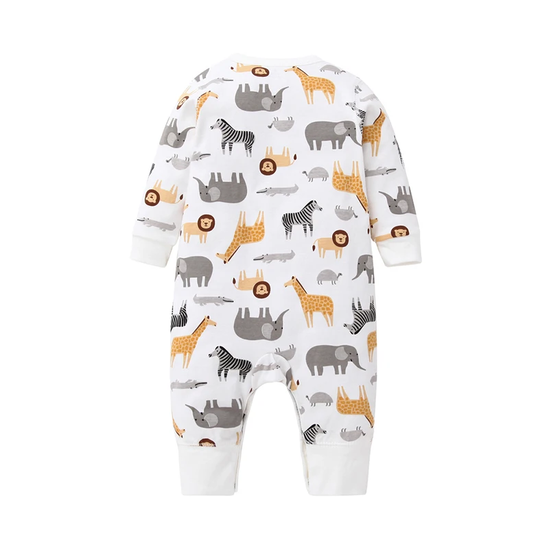 New Autumn Baby Boy Girl Casual Animal Print Romper Infant Long Sleeve Single Breasted Jumpsuit Costumes
New Autumn Baby Boy Girl Casual Animal Print Romper Infant Long Sleeve Single Breasted Jumpsuit Costumes