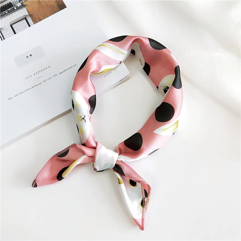 Korea 1PC cute animal square retro silk satin cartoon printing lady new best selling headdress fashion scarf lady bag decoration
Korea 1PC cute animal square retro silk satin cartoon printing lady new best selling headdress fashion scarf lady bag decoration