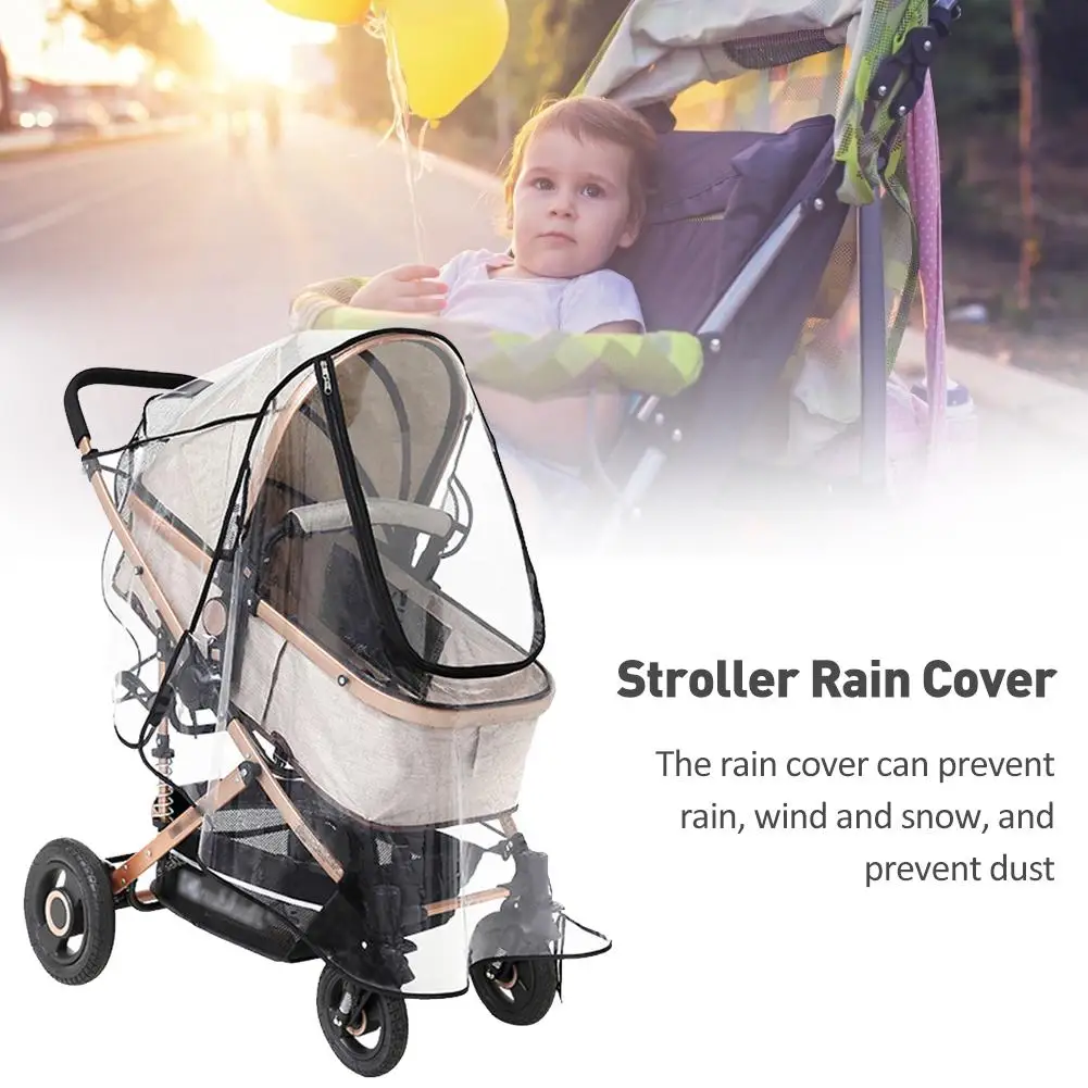 Baby Stroller Rain Cover Four Seasons Universal Baby Car Rain Cover Baby Carriage Transparent Rain Coat Windshield
Baby Stroller Rain Cover Four Seasons Universal Baby Car Rain Cover Baby Carriage Transparent Rain Coat Windshield