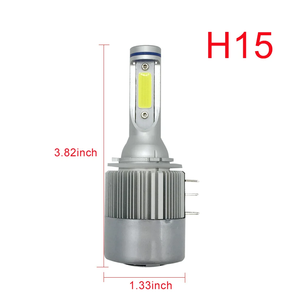 ZTZPIE 6500K 60W 8000LM 12V 24V H15 Led Auto Headlight Led cob Bulbs Bullet Super Bright Turbo For Car Light led Lamp 2PCS
ZTZPIE 6500K 60W 8000LM 12V 24V H15 Led Auto Headlight Led cob Bulbs Bullet Super Bright Turbo For Car Light led Lamp 2PCS
