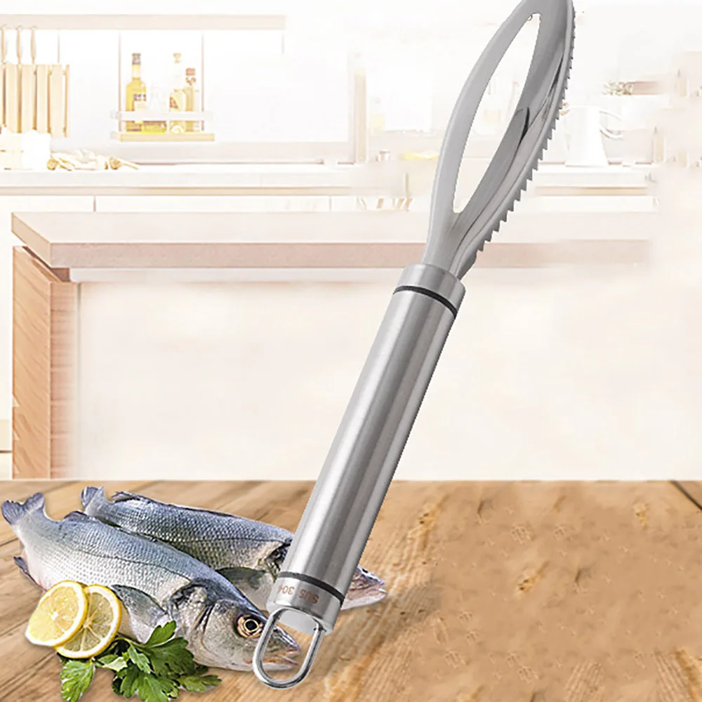 Lightweight Fish Skin Scale Scraping Tool Fast Remove Brush Cleaning Scales Fishes Knife Outdoor Camping Fishing Tools | Спорт и