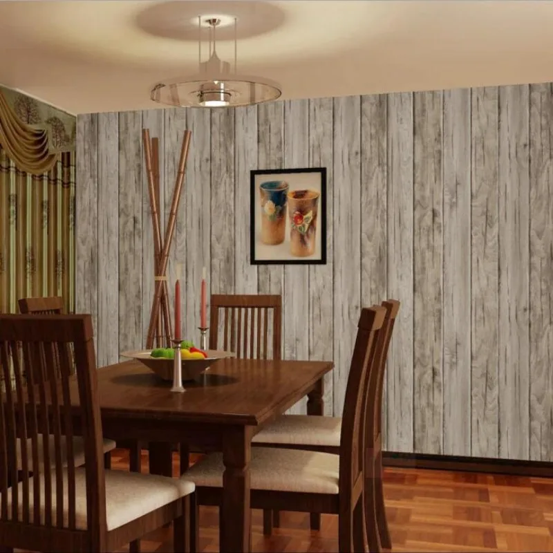 Beibehang imitate plank wood floor do old striped 3D wallpaper background wallpaper restaurant bar TV sitting room wall paper
Beibehang imitate plank wood floor do old striped 3D wallpaper background wallpaper restaurant bar TV sitting room wall paper