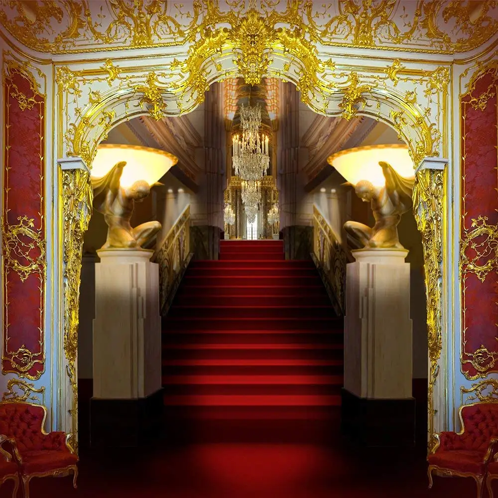 Regal Glam staircase Palace Castle light backgrounds High quality Computer print wedding backdrop
Regal Glam staircase Palace Castle light backgrounds High quality Computer print wedding backdrop