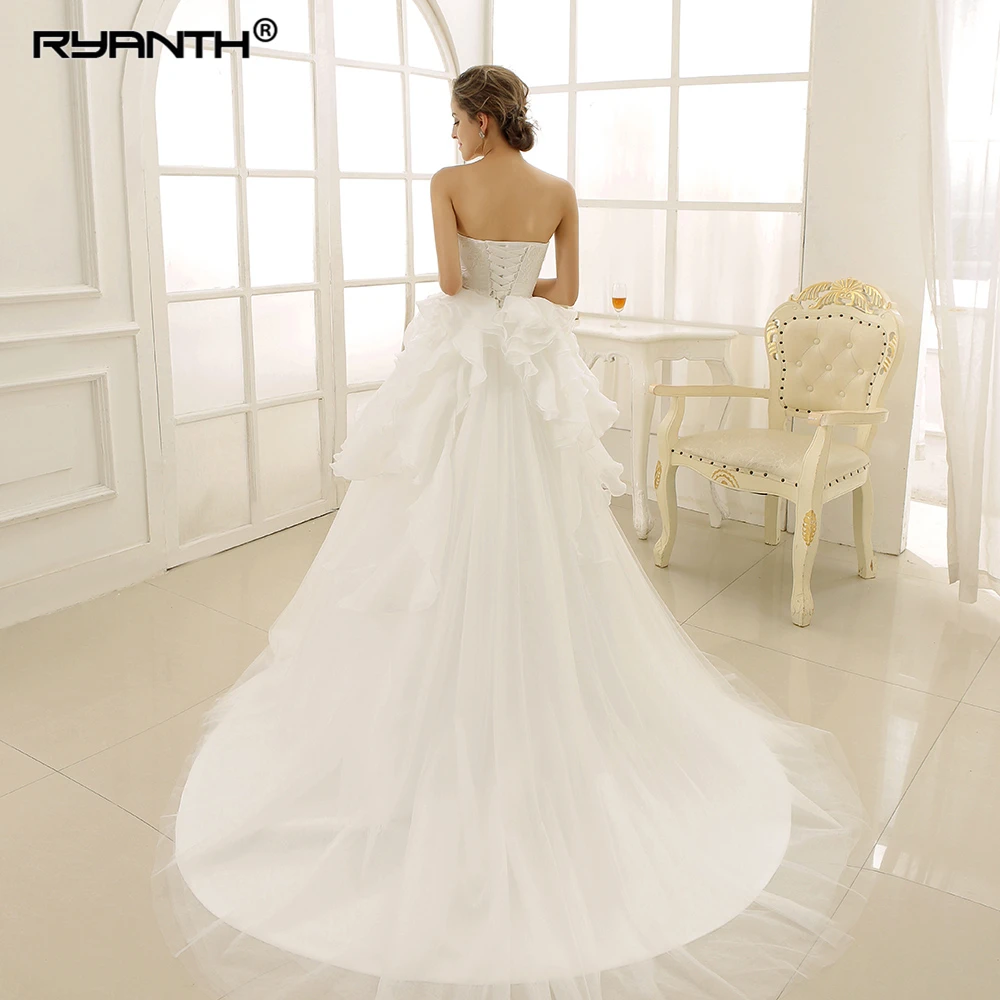 Sweet Detachable Train Wedding Dress 2019 New Arrival Vestido de noiva Custom Made Lace Up Back 2 en 1 Wedding Gowns For Party
Sweet Detachable Train Wedding Dress 2019 New Arrival Vestido de noiva Custom Made Lace Up Back 2 en 1 Wedding Gowns For Party
