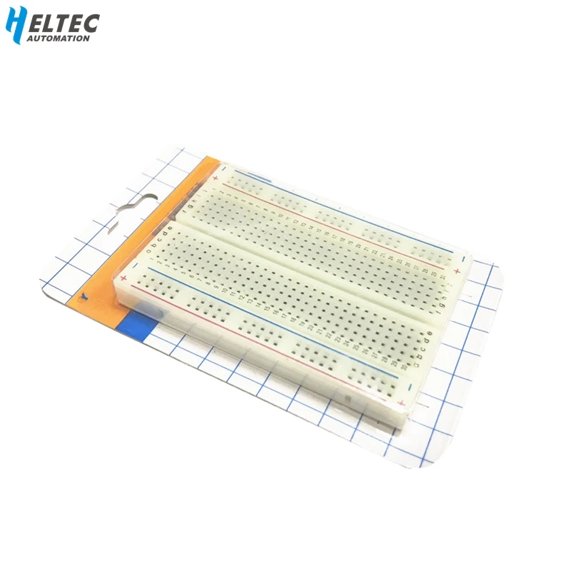 400 holes high quality Solderless Breadboard Self-Adhesiv, size: 8.3x5.5x0.85cm. White color
400 holes high quality Solderless Breadboard Self-Adhesiv, size: 8.3x5.5x0.85cm. White color