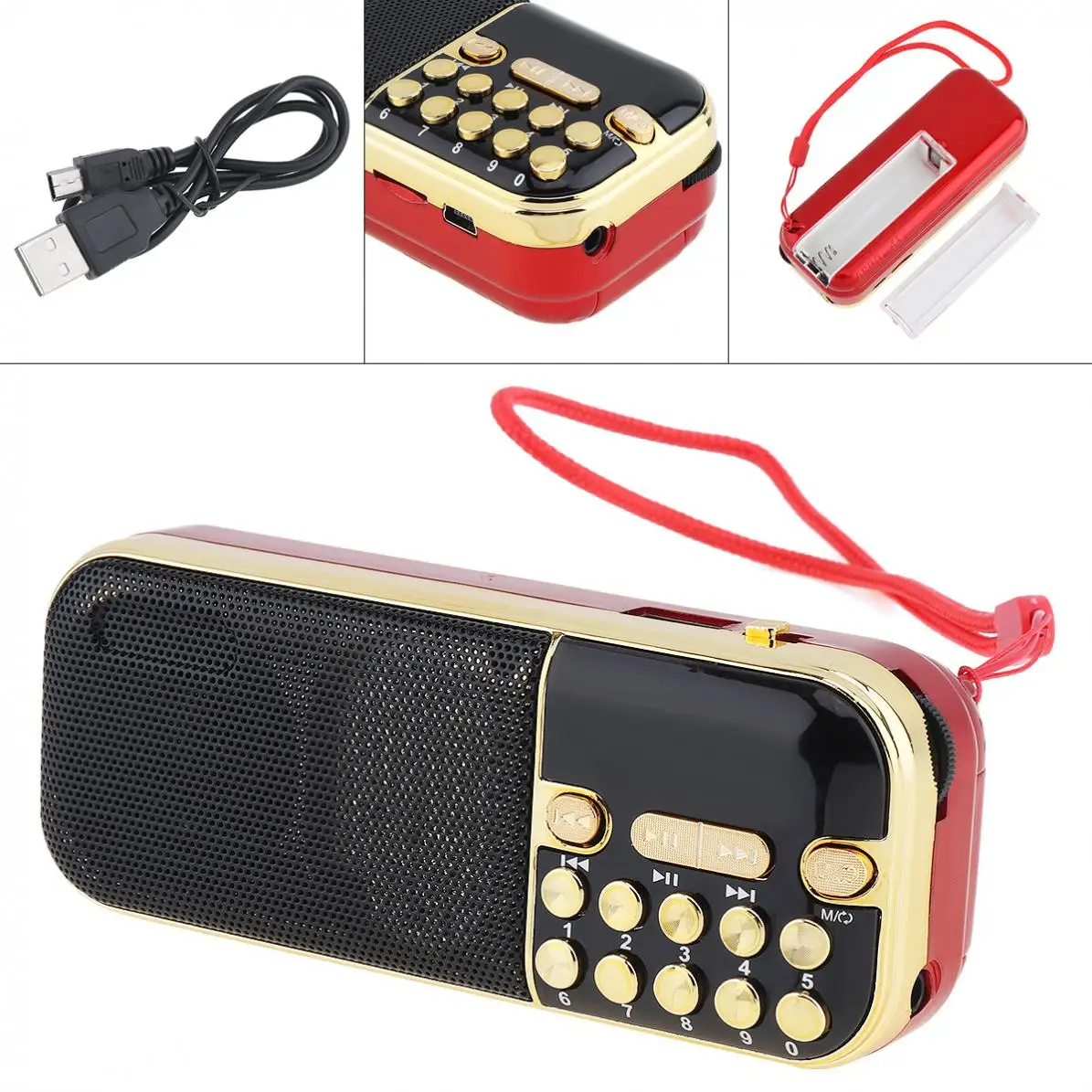 3.5mm Headphone Jack E57 Portable Radio Mini Audio Card Speaker FM Radio for Outdoor / Home
3.5mm Headphone Jack E57 Portable Radio Mini Audio Card Speaker FM Radio for Outdoor / Home