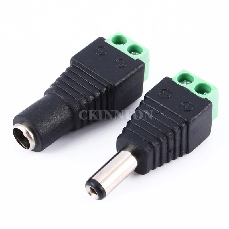 1000Pcs/Lot 2Pcs/Set Male+ Female 2.1x5.5mm DC Power Plug Jack Adapter Connector For CCTV For LED Strip Light
1000Pcs/Lot 2Pcs/Set Male+ Female 2.1x5.5mm DC Power Plug Jack Adapter Connector For CCTV For LED Strip Light