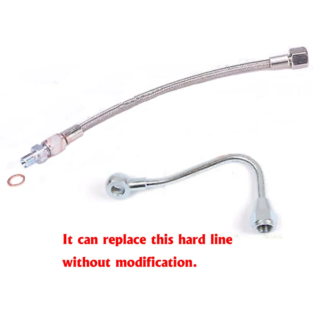 Kinugawa турбо масло подачи Линия Комплект для SUBARU EJ20 EJ25 AVCS w/для IHI VF22 VF34 VF36 шариковый