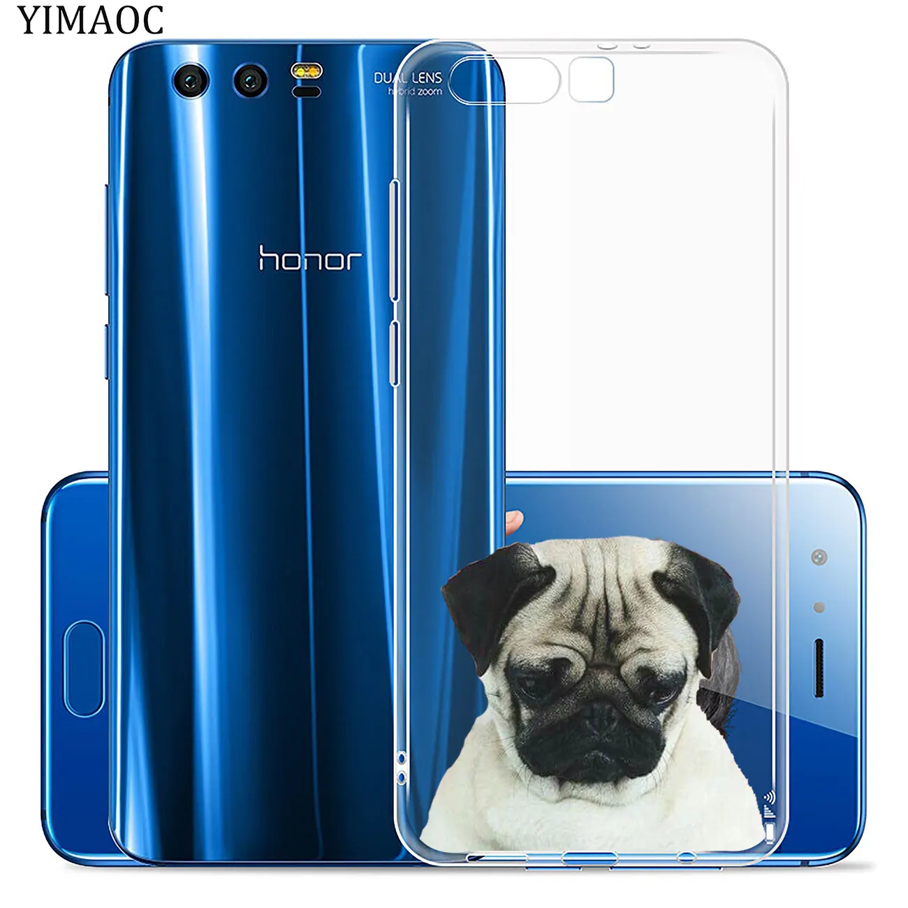 Мягкий силиконовый чехол YIMAOC для Huawei Y9 Y7 Y6 Prime 2018 Honor 20 10 9 9X 8C 8X 8 Lite 7X 7C 7A Pro|Бамперы| |