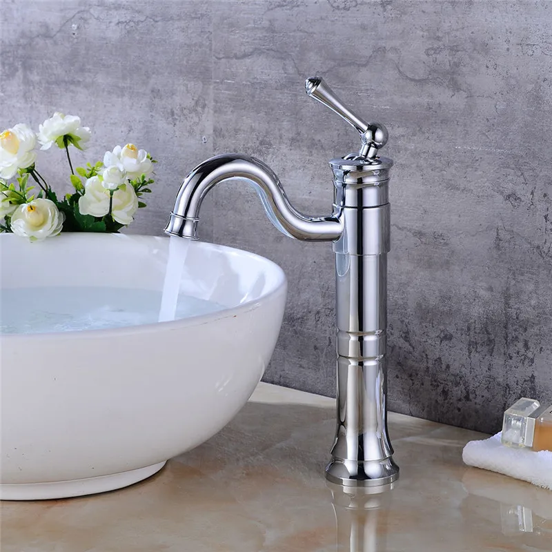 Bathroom Basin Faucet Chrome/Black/Antique Brass Sink Mixer Tap single hangle single hole Cold Hot Washbasin Water Tap Torneira
Bathroom Basin Faucet Chrome/Black/Antique Brass Sink Mixer Tap single hangle single hole Cold Hot Washbasin Water Tap Torneira