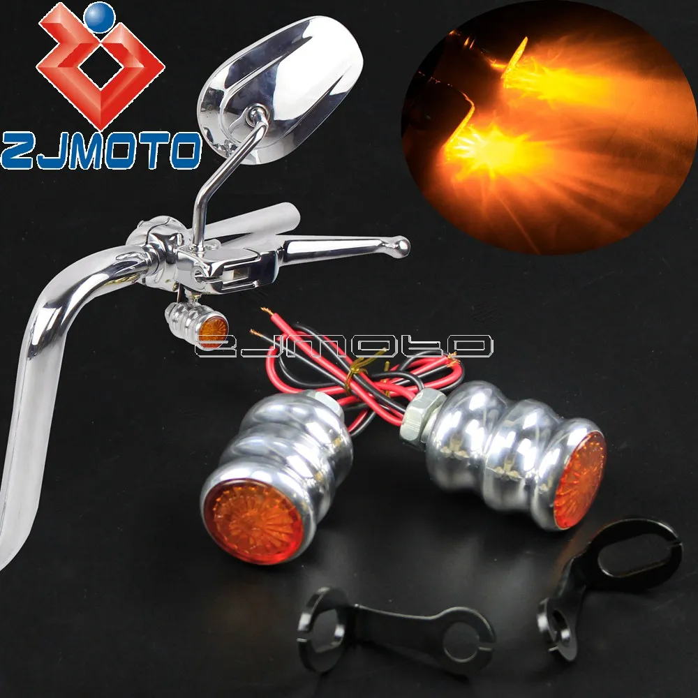 Vintage Motorcycle Handlebar Control Mount Turn Signals LED Amber Blinkers For Harley Cafe Racer Cruiser Emark Turn Indicators
Vintage Motorcycle Handlebar Control Mount Turn Signals LED Amber Blinkers For Harley Cafe Racer Cruiser Emark Turn Indicators