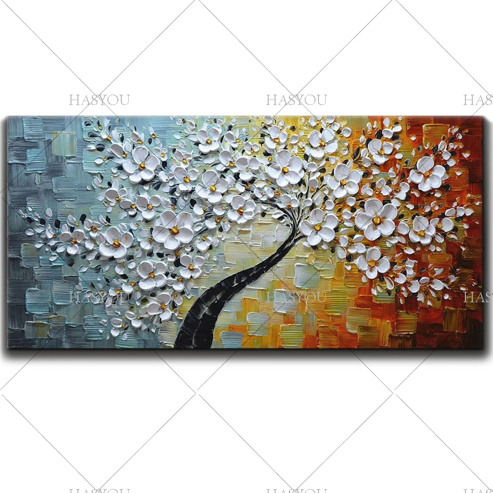 Modern Hand Painted Canvas Oil Painting Wall Art Picture Modern Abstract Colorful flower Tree Landscape oil Painting Home Decor
Modern Hand Painted Canvas Oil Painting Wall Art Picture Modern Abstract Colorful flower Tree Landscape oil Painting Home Decor