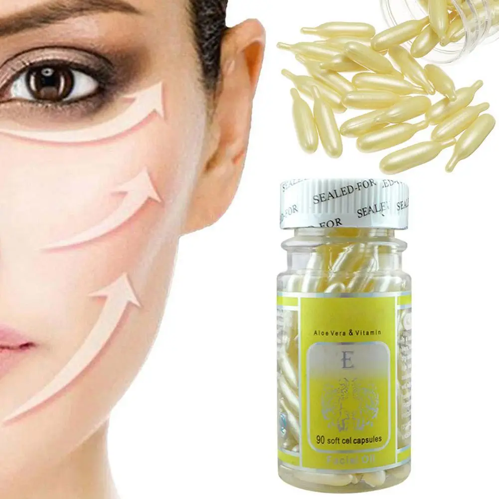 90pcs/bottle Vitamin E Capsules Serum Spot Acne Removing Whitening Cream Ve Face Cream Anti Aging
90pcs/bottle Vitamin E Capsules Serum Spot Acne Removing Whitening Cream Ve Face Cream Anti Aging