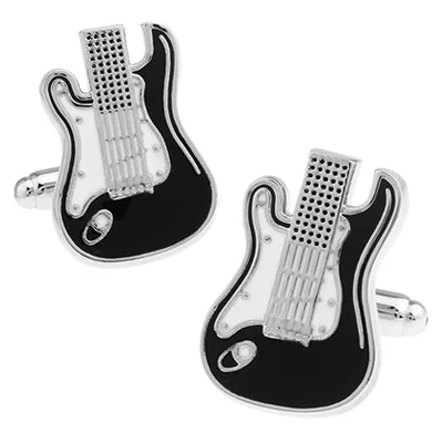 Men Jewellery Guitar Cufflinks Wholesale&retail Black Color Copper Musical Instruments Design Best Gift For Men
Men Jewellery Guitar Cufflinks Wholesale&retail Black Color Copper Musical Instruments Design Best Gift For Men