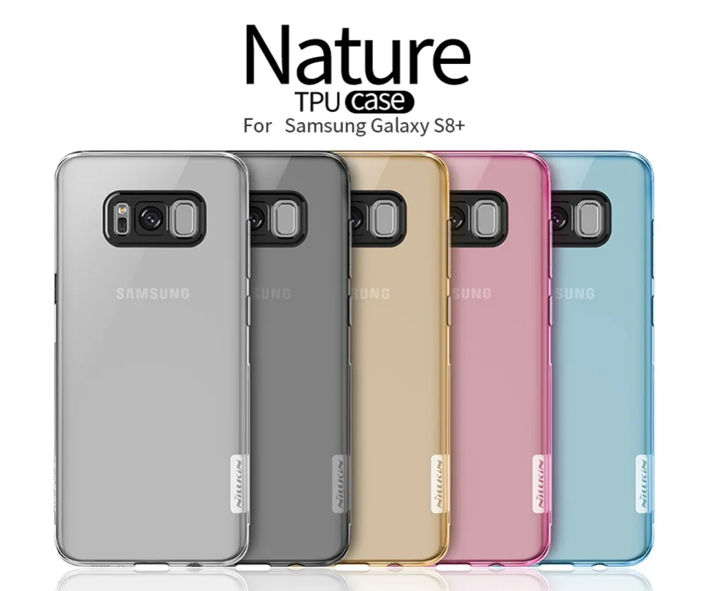 NILLKIN for samsung galaxy s8 plus phone cases anti slip soft thin tpu back cover for galaxy s8 plus camera protective dust plug
NILLKIN for samsung galaxy s8 plus phone cases anti slip soft thin tpu back cover for galaxy s8 plus camera protective dust plug