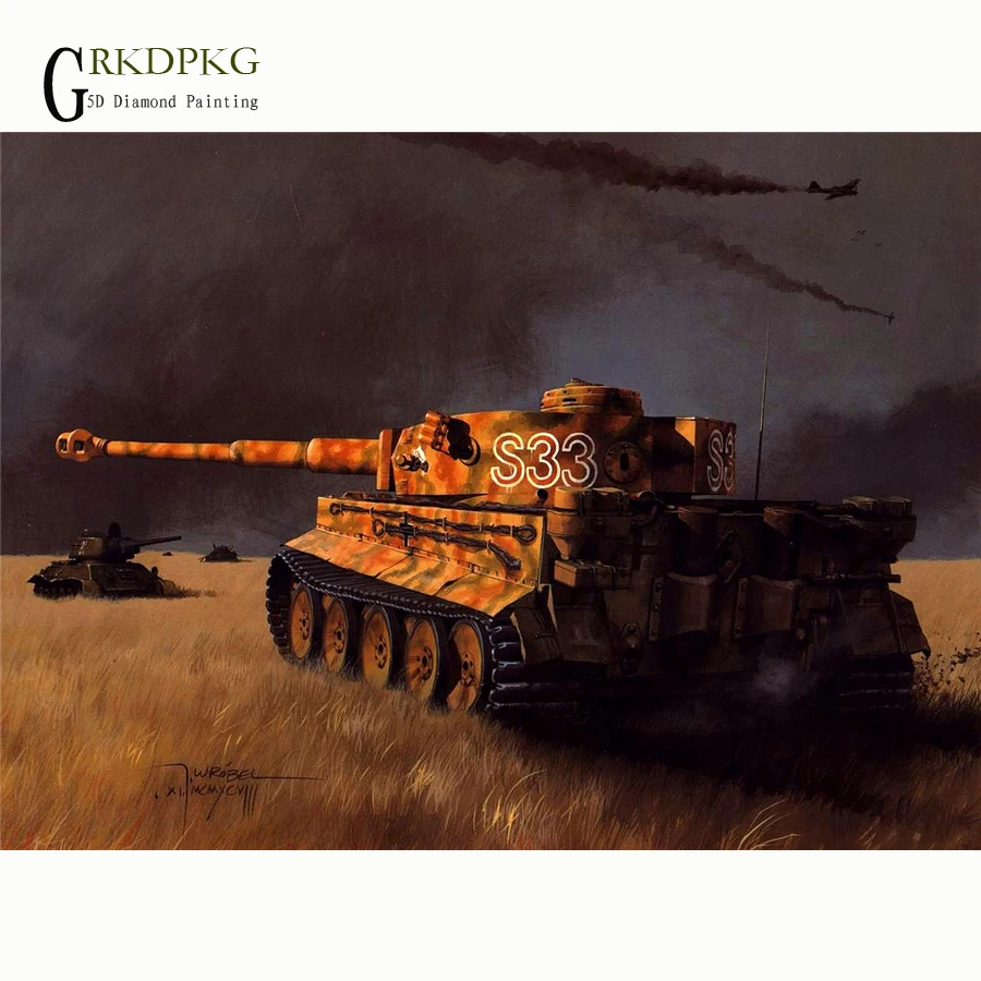 GRKDPKJ War & tank military picture Needlework diamond mosaic Diy 5D round diamond Painting Full diamond embroidery Home Decor
GRKDPKJ War & tank military picture Needlework diamond mosaic Diy 5D round diamond Painting Full diamond embroidery Home Decor