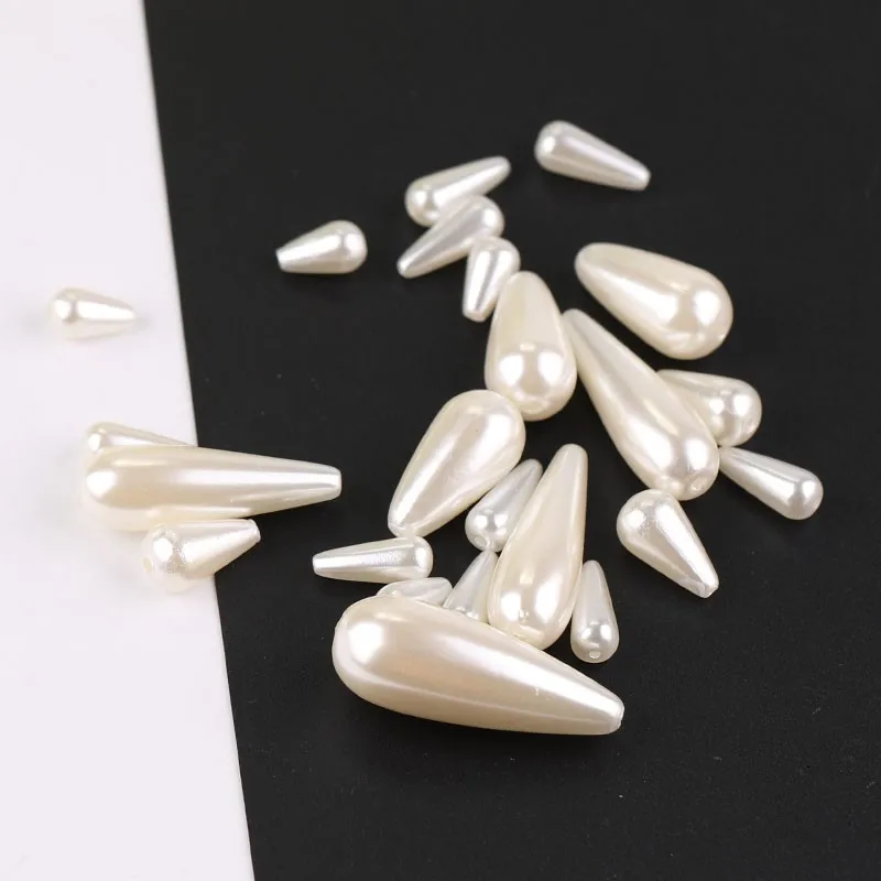 2019 Drop Shape 5 sizes Beige ABS Imitation Pearls Beads Making jewelry European Spacer Hole beads for Jewelry handmade necklace
2019 Drop Shape 5 sizes Beige ABS Imitation Pearls Beads Making jewelry European Spacer Hole beads for Jewelry handmade necklace