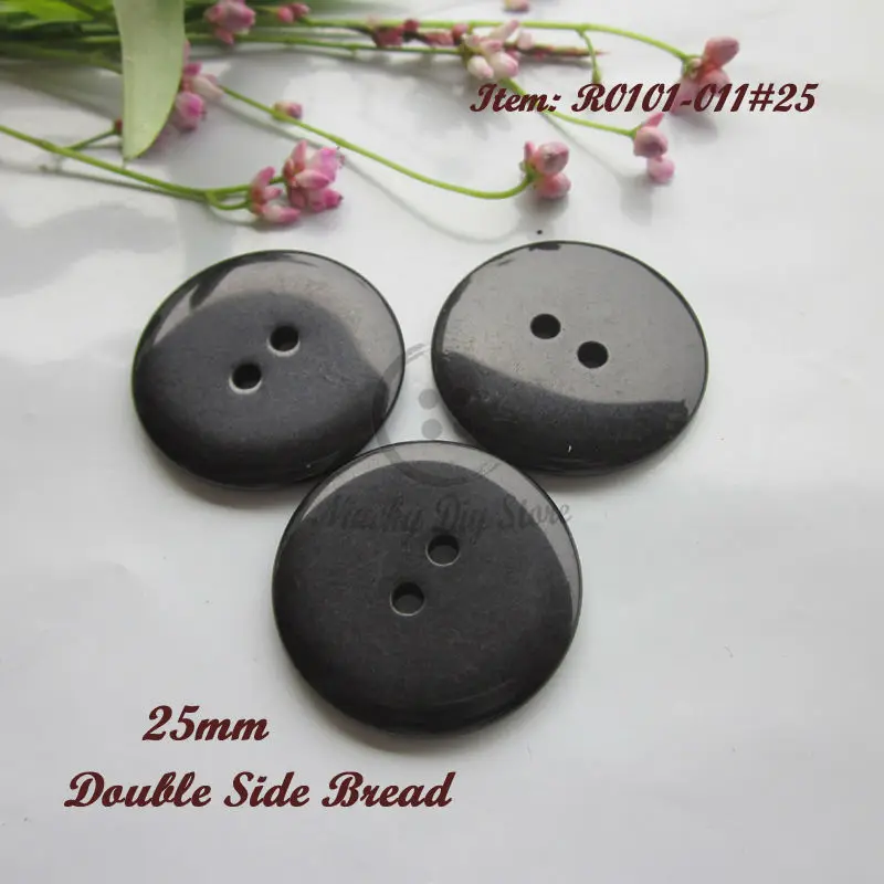 30pcs 25mm Double Bread Black Coat Buttons resin inner pad buttons Diy Sewing Supplies
30pcs 25mm Double Bread Black Coat Buttons resin inner pad buttons Diy Sewing Supplies