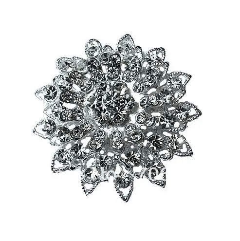 2.3" Sparkly Silver Clear Rhinestone Crystal Diamante Flower Brooch Prom Party Gifts
2.3" Sparkly Silver Clear Rhinestone Crystal Diamante Flower Brooch Prom Party Gifts