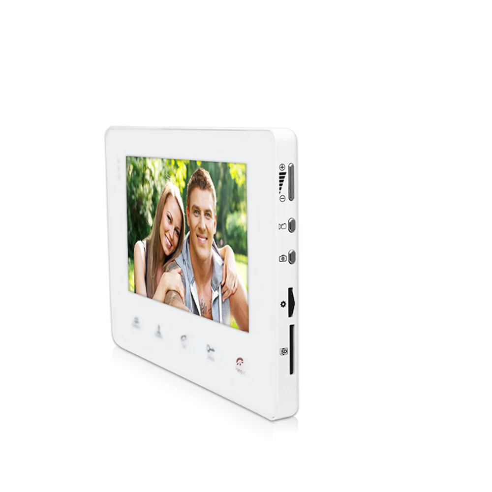 Homefong 7 Inch LCD Video Intercom Entryphone Wired Doorbell Waterproof Motion Sensor 1200tvl Camera With Electric Lock | Безопасность и