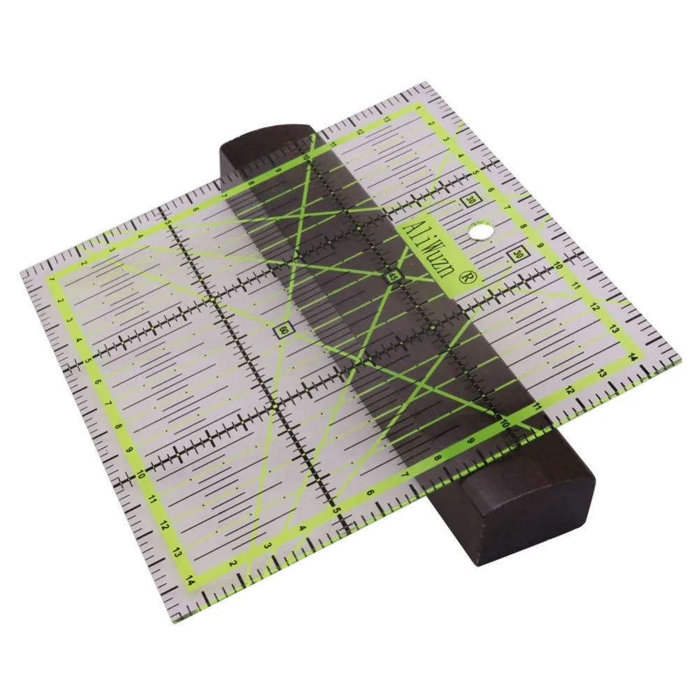 1 pcs High-grade Acrylic Material Multi-function Clothing Ruler 15 * 15cm Sewing Patchwork Ruler DIY Hand Must-have
1 pcs High-grade Acrylic Material Multi-function Clothing Ruler 15 * 15cm Sewing Patchwork Ruler DIY Hand Must-have