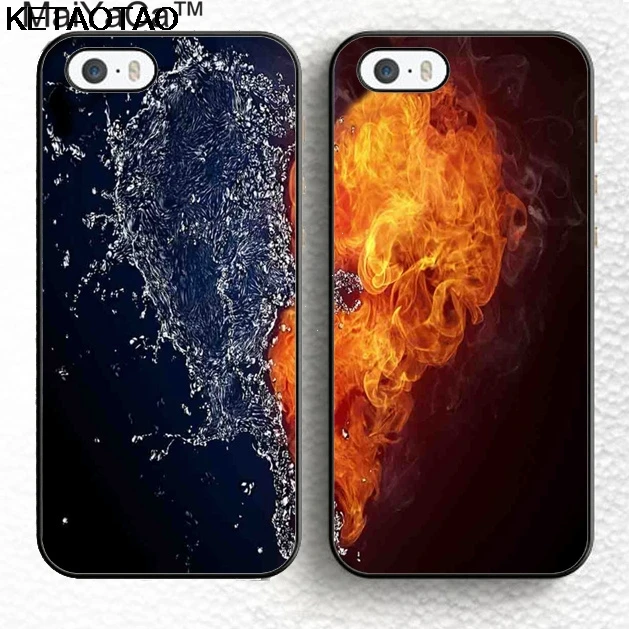 KETAOTAO пара для влюбленных двойное сердце подходящие чехлы телефонов iPhone 5S 6S 7 8 Plus X