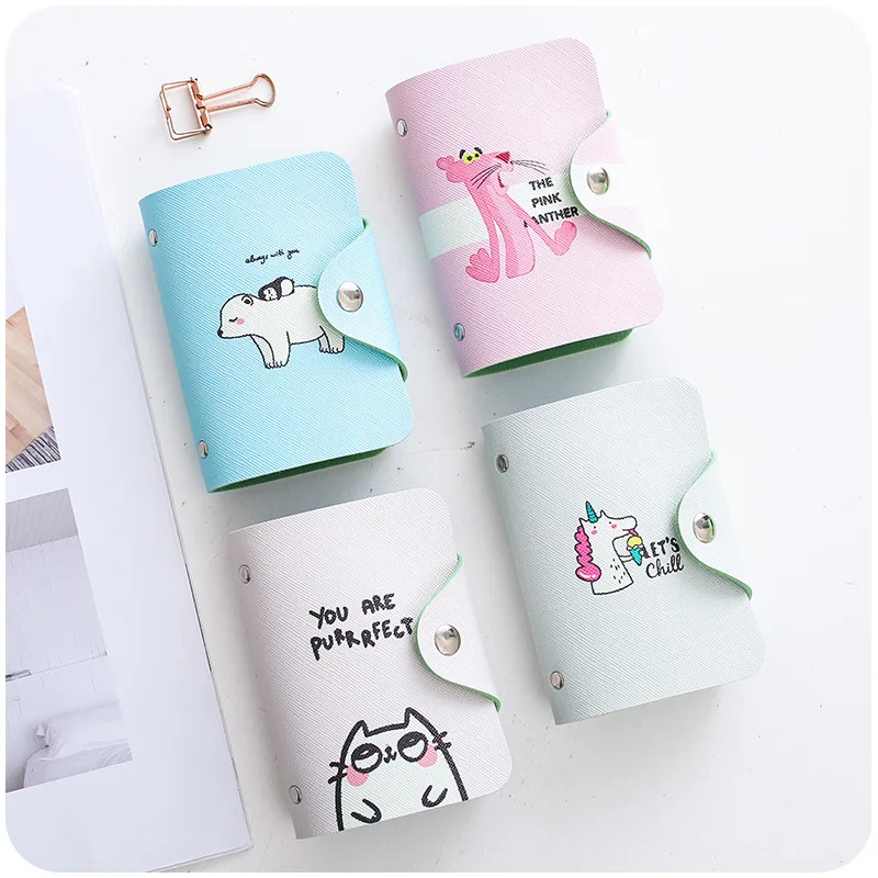 Leather Card Case Credit Card Holder Student Cute Cartoon ID Cards Wallet Passport Business Card Holder for women
Leather Card Case Credit Card Holder Student Cute Cartoon ID Cards Wallet Passport Business Card Holder for women