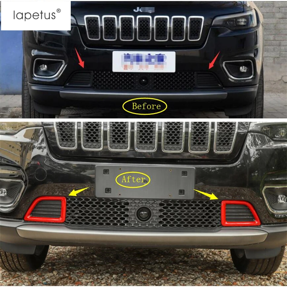 Lapetus Accessories For Jeep Cherokee 2019 ABS Front Bumper Air Conditioning Intake Inlet Molding Cover Kit Trim Bright Red Look
Lapetus Accessories For Jeep Cherokee 2019 ABS Front Bumper Air Conditioning Intake Inlet Molding Cover Kit Trim Bright Red Look