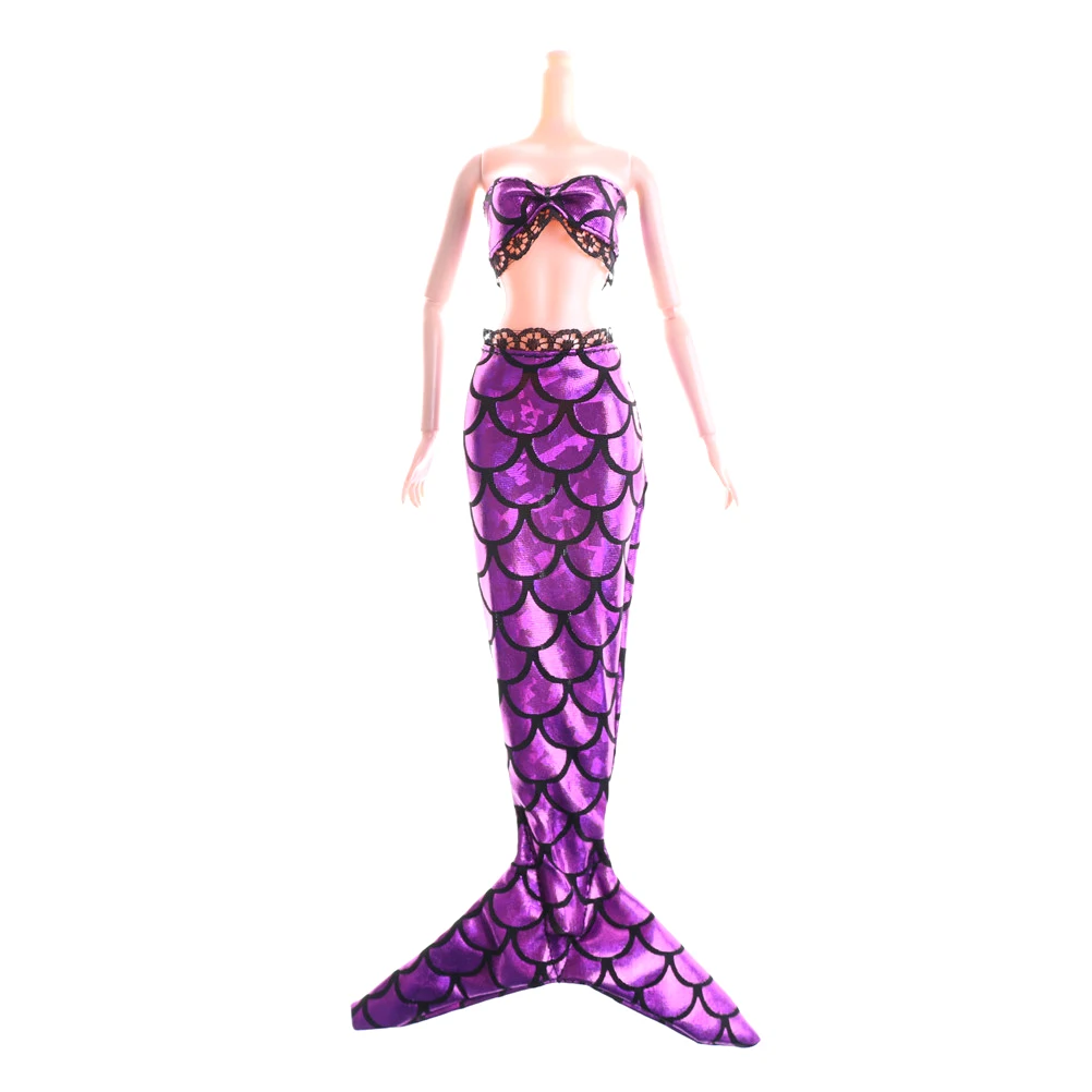 One Set Party Dress Clothes For Doll Kids Toy Accessory Child Favorite Gift Girls Like Dolls Mermaid Tail Dress
One Set Party Dress Clothes For Doll Kids Toy Accessory Child Favorite Gift Girls Like Dolls Mermaid Tail Dress