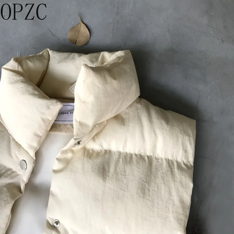 OPZC ранняя зима новый 2018 ветер стенд воротник хлеб женский подпушка хлопковый