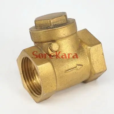 Латунный поворотный обратный клапан односторонний 3/4 "BSP, внутренняя резьба 3/4" BSP, максимальное давление 0,8 МПа для водопроводной трубы
Латунный поворотный обратный клапан односторонний 3/4 "BSP, внутренняя резьба 3/4" BSP, максимальное давление 0,8 МПа для водопроводной трубы