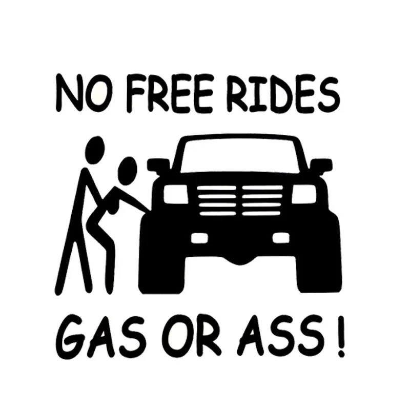 16X1 6 см "NO FREE RIDES" Смешная Виниловая наклейка для стайлинга автомобиля, цвет черный/серебристый
16X1 6 см "NO FREE RIDES" Смешная Виниловая наклейка для стайлинга автомобиля, цвет черный/серебристый