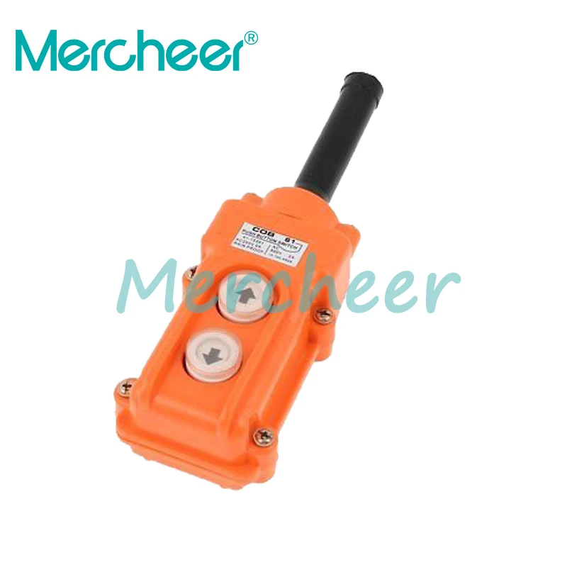 COB-61 Up Down Rainproof Hoist Push Button Switch for Hoist Crane Control 250V 5A
COB-61 Up Down Rainproof Hoist Push Button Switch for Hoist Crane Control 250V 5A