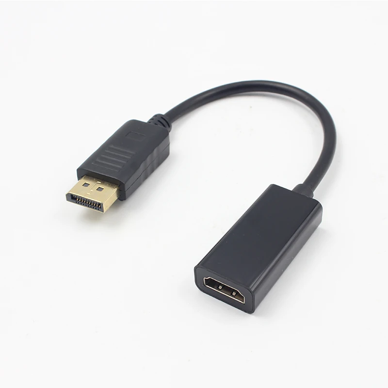 kebidu 1pcs For HP/DELL Laptop PC Male To Female DP to HDMI Cable Converter Display Port 1080P Adapter | Электроника